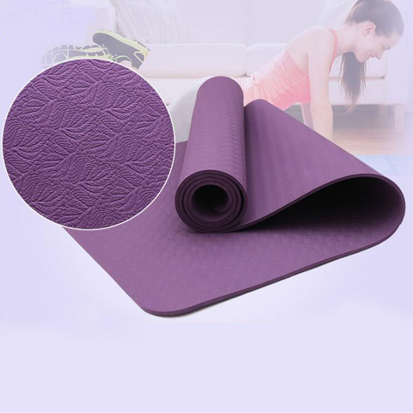 Double Layer Workout Mat Eco-Friendly TPE Yoga Mat | FDT Rubber