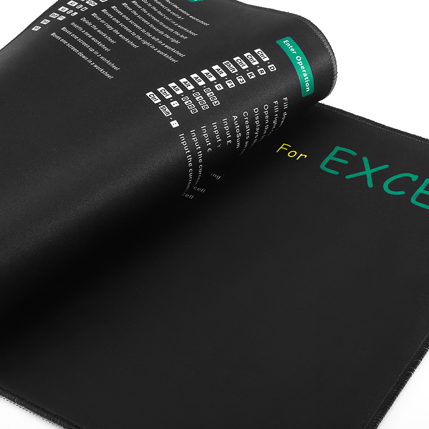Excel mouse pad