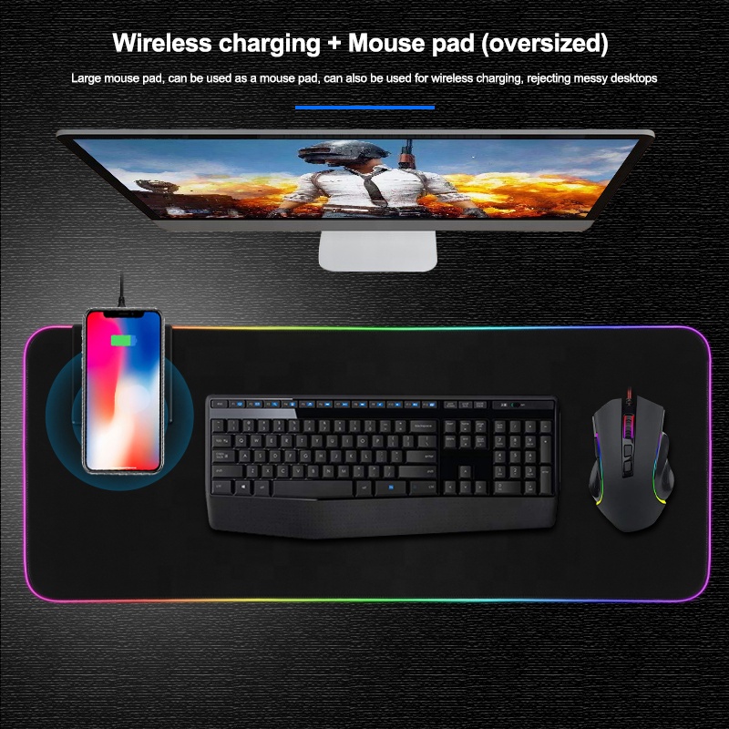wireless charging mouse pad