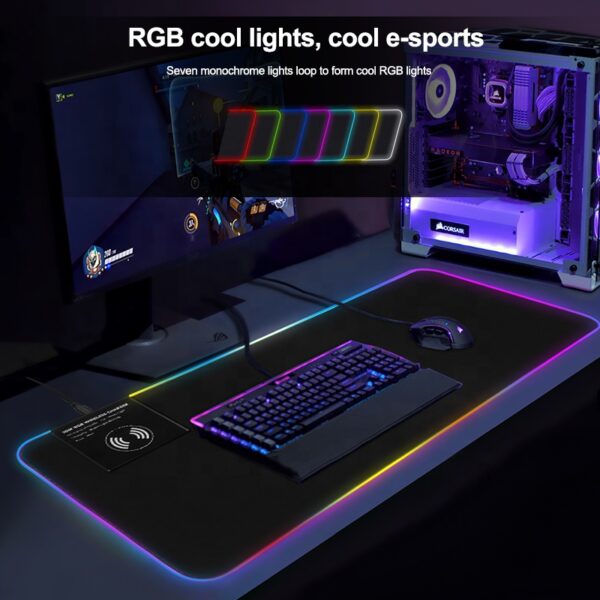 wireless charging mouse pad