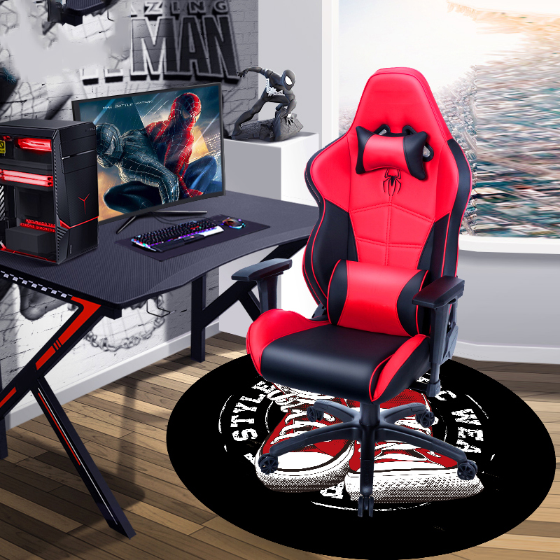 Black Non-Slip 120 x 100 cm 120 x 100 cm Speedlink GROUNID Floorpad Floor Protector Gaming Chair Pad 