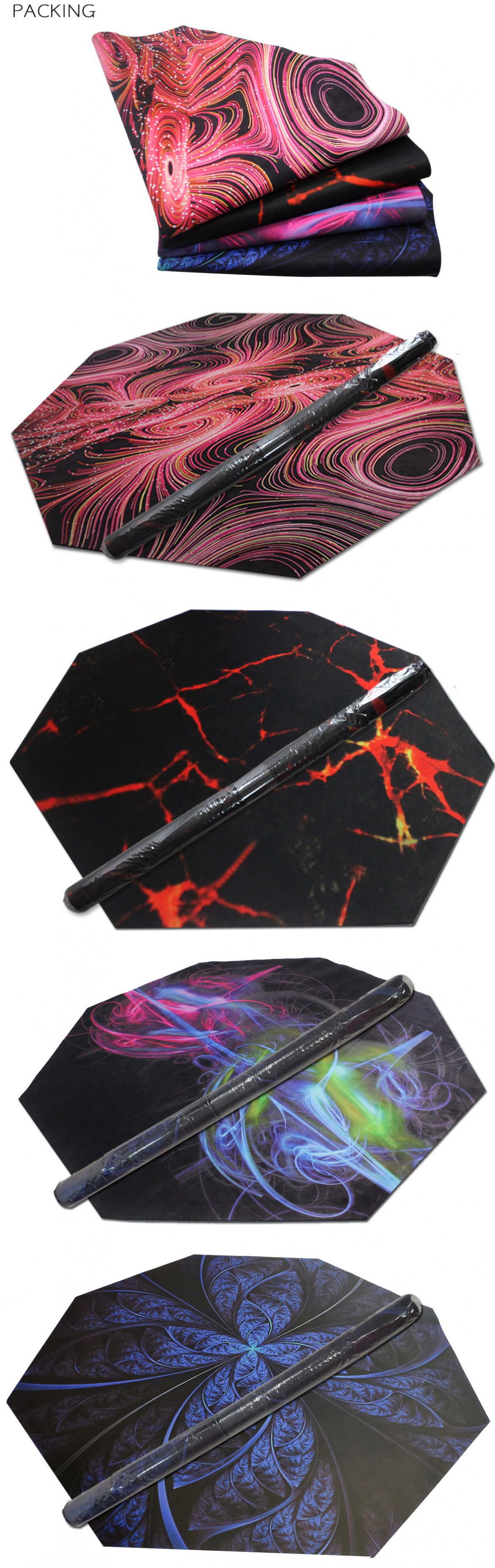 Custom Round Gaming Chair Mat FDT Rubber