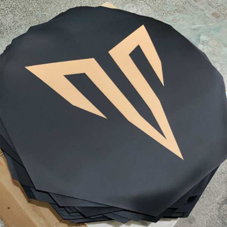 Custom Round Gaming Chair Mat FDT Rubber