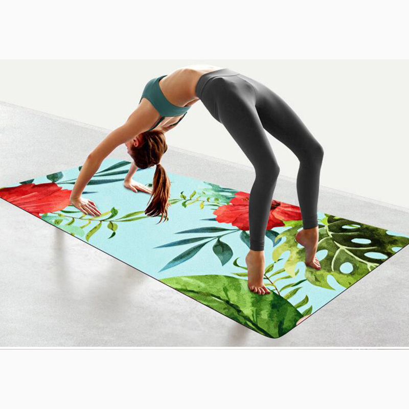 Durable & EcoFriendly Suede Yoga Mat FDT Rubber