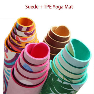 tpe suede yoga mat