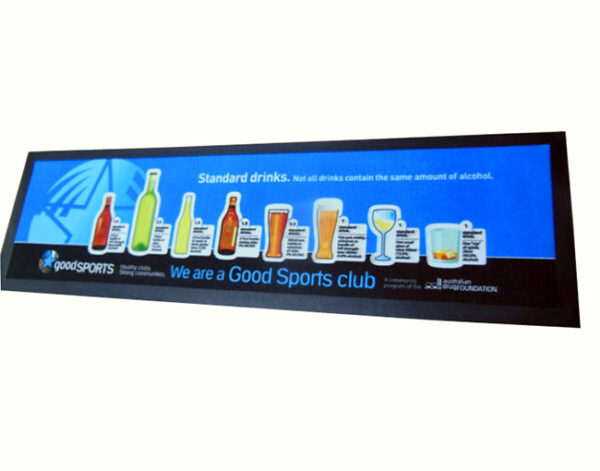 Custom Rubber Bar Drip Mat Bar Runner Mat Bar Mats Runner with Logo - 图片 3
