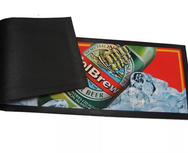 Custom Bar Mat Rubber Drip Bar Runner Mat Bar Mats Runner with Logo