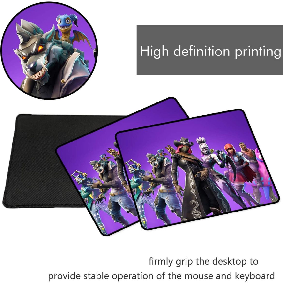 Fortnite Mouse Pad Gaming Mouse Pad Waterproof NonSlip Mouse Pads