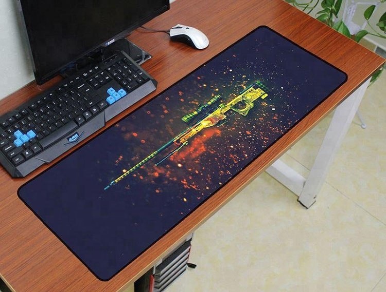 Custom Factory Locking Edge CS GO Oversized Rubber Gaming Mouse Pad ...