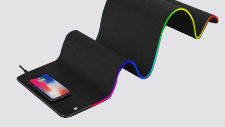 rgb wireless charging mouse pad