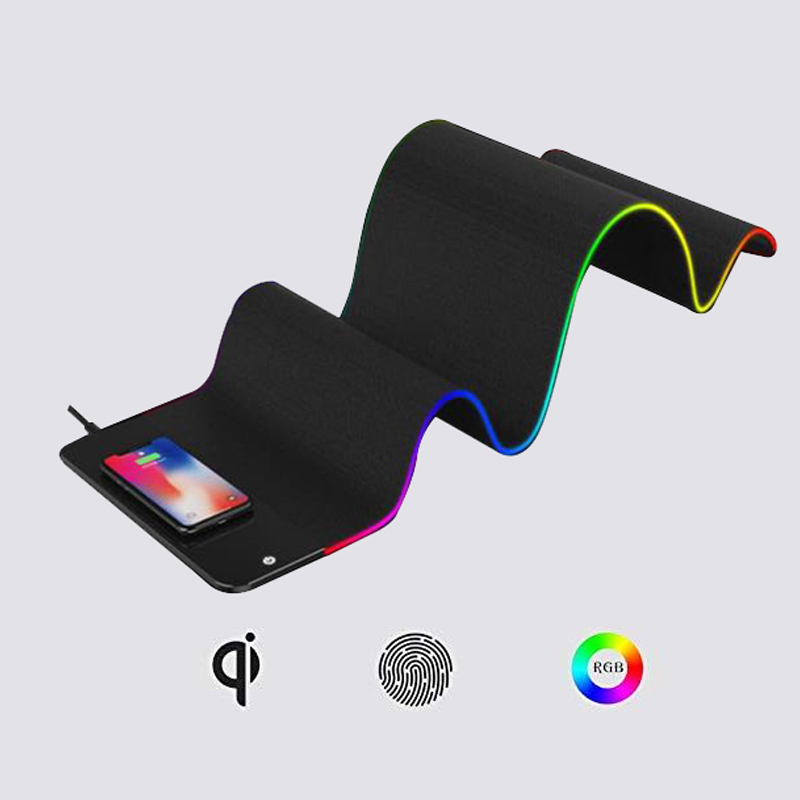 rgb wireless charging mouse pad