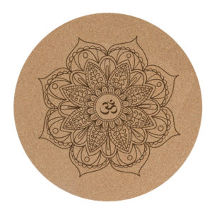 round cork yoga mat