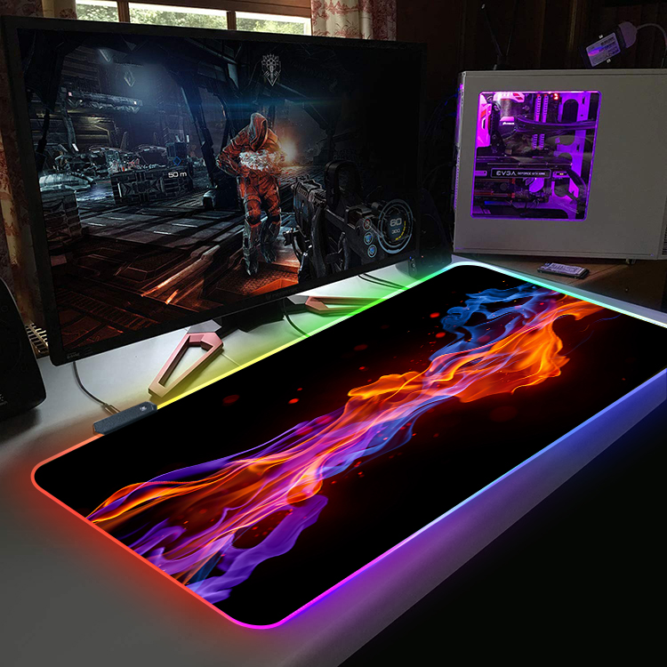 Custom OEM Big Large Led The Game Mouse Pad Gaming Mat Mouse Pads RGB 