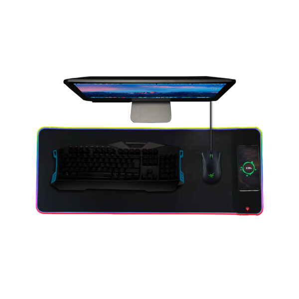 rgb wireless charging mouse pad