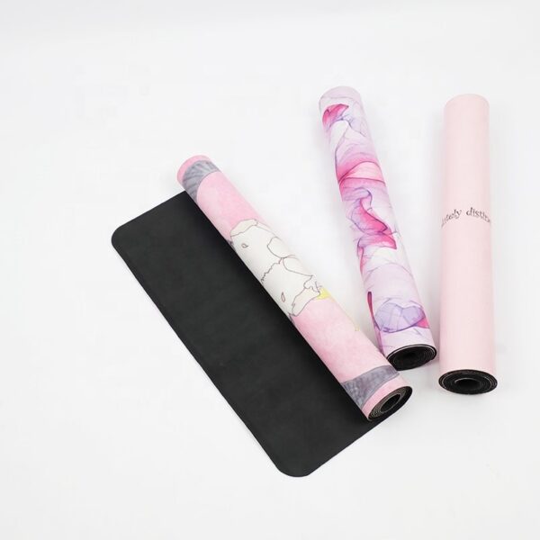 suede yoga mat