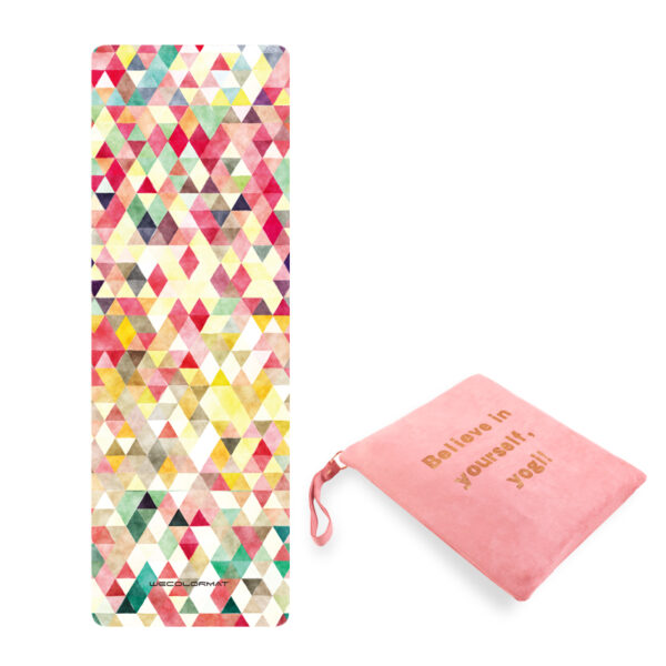 Manufacturer Superior Materials Natural Tree Rubber Sublimation Custom Print Eco Suede Kids Yoga Mat