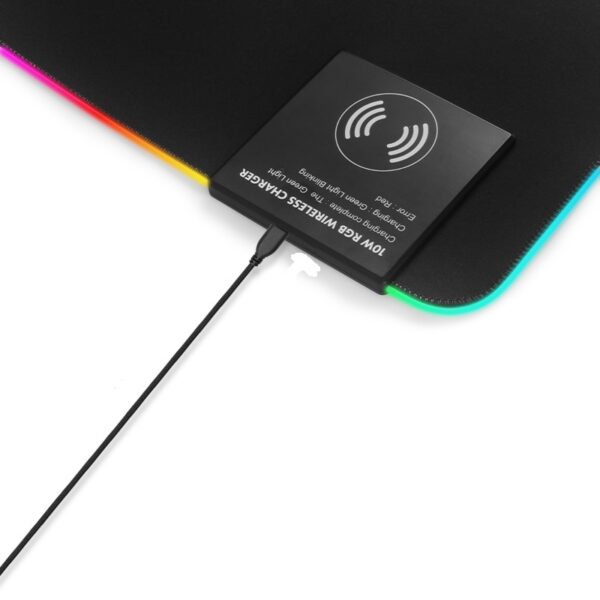 rgb wireless charging mouse pad