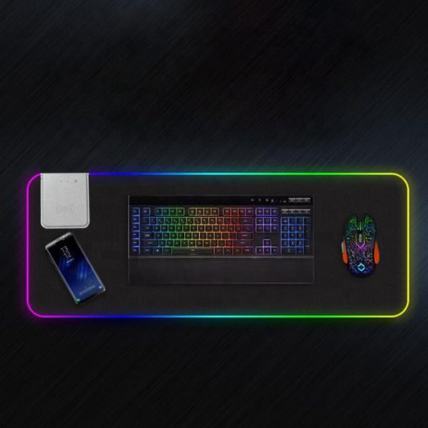rgb wireless charging mouse pad