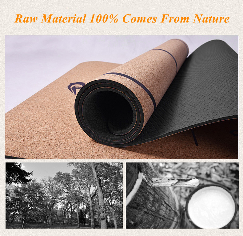 natural cork yoga mat