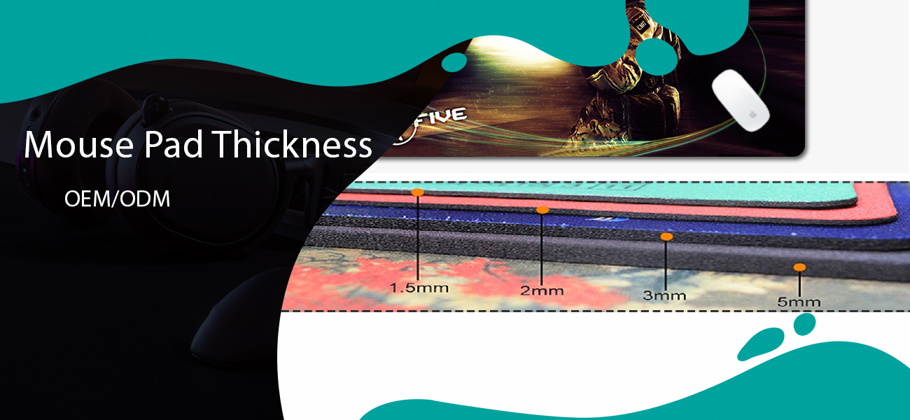 mouse pad thickness oem service