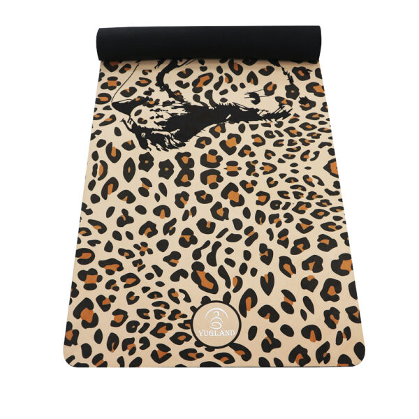 Yugland Custom Print Foldable Suede Folding Eco Friendly Natural Rubber Yoga Mat - 图片 4