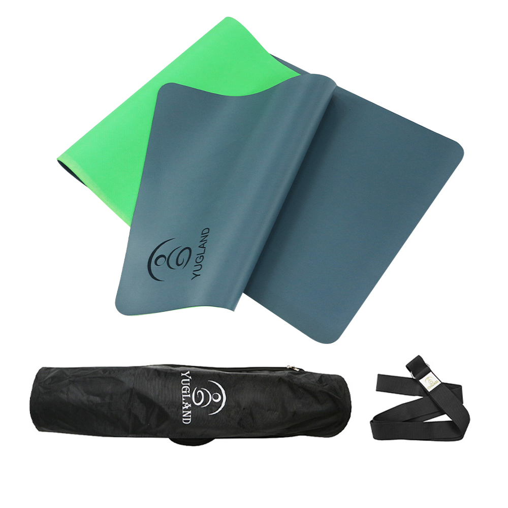 GREEN/GREY YOGA MAT