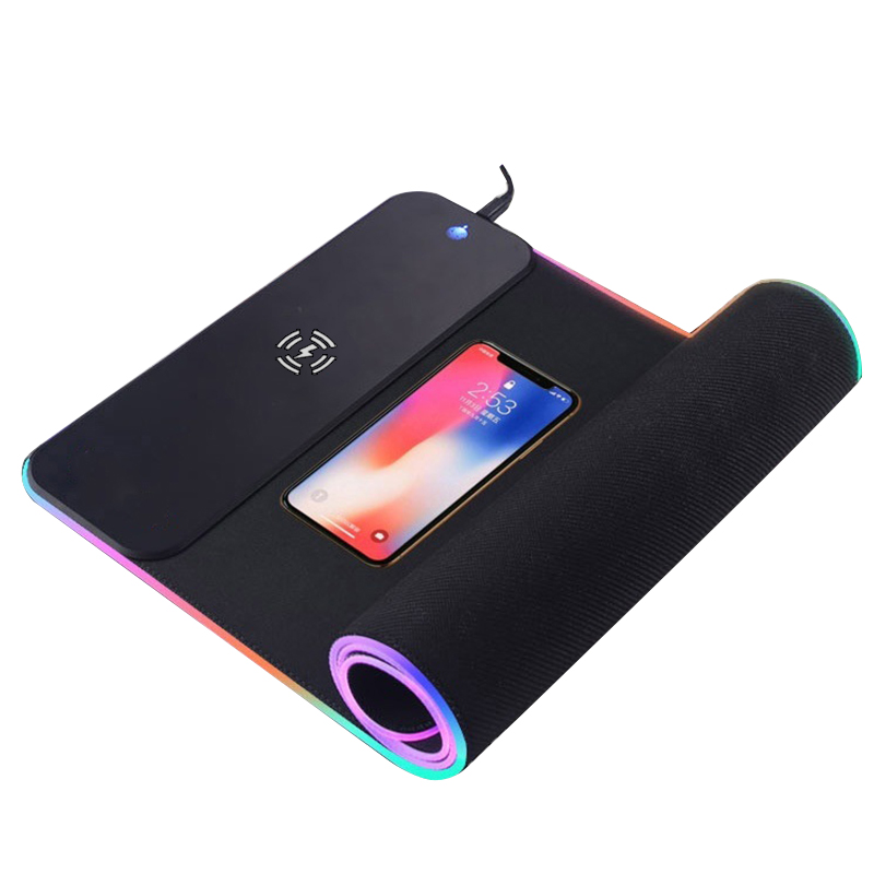 RGB wireless charging mouse pad
