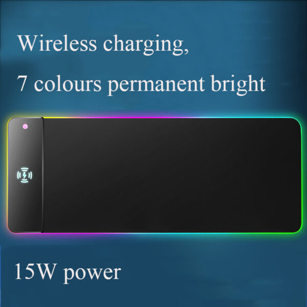RGB wireless charging mouse pad