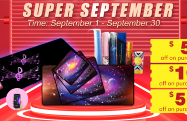 fuding rubber super suptember mouse pad