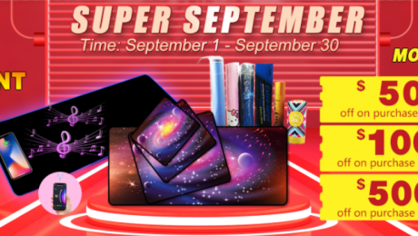 fuding rubber super suptember mouse pad