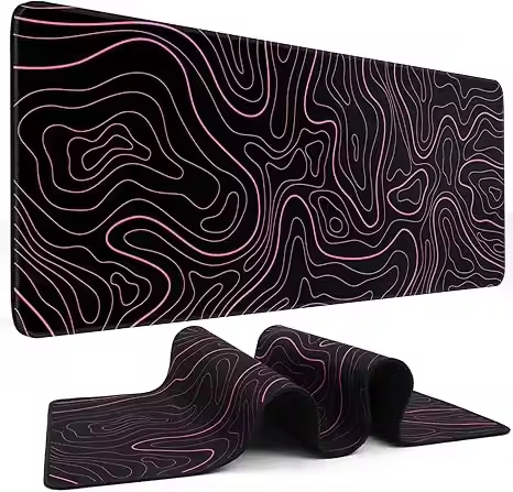 Line Flow Computer Mouse Mat XXL PC Mouse Pad - 图片 2