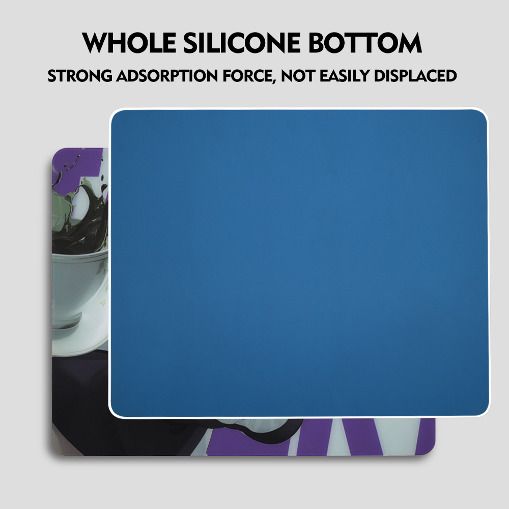 White Glass Mouse Pad Tempered Glass Mousepad - 图片 5