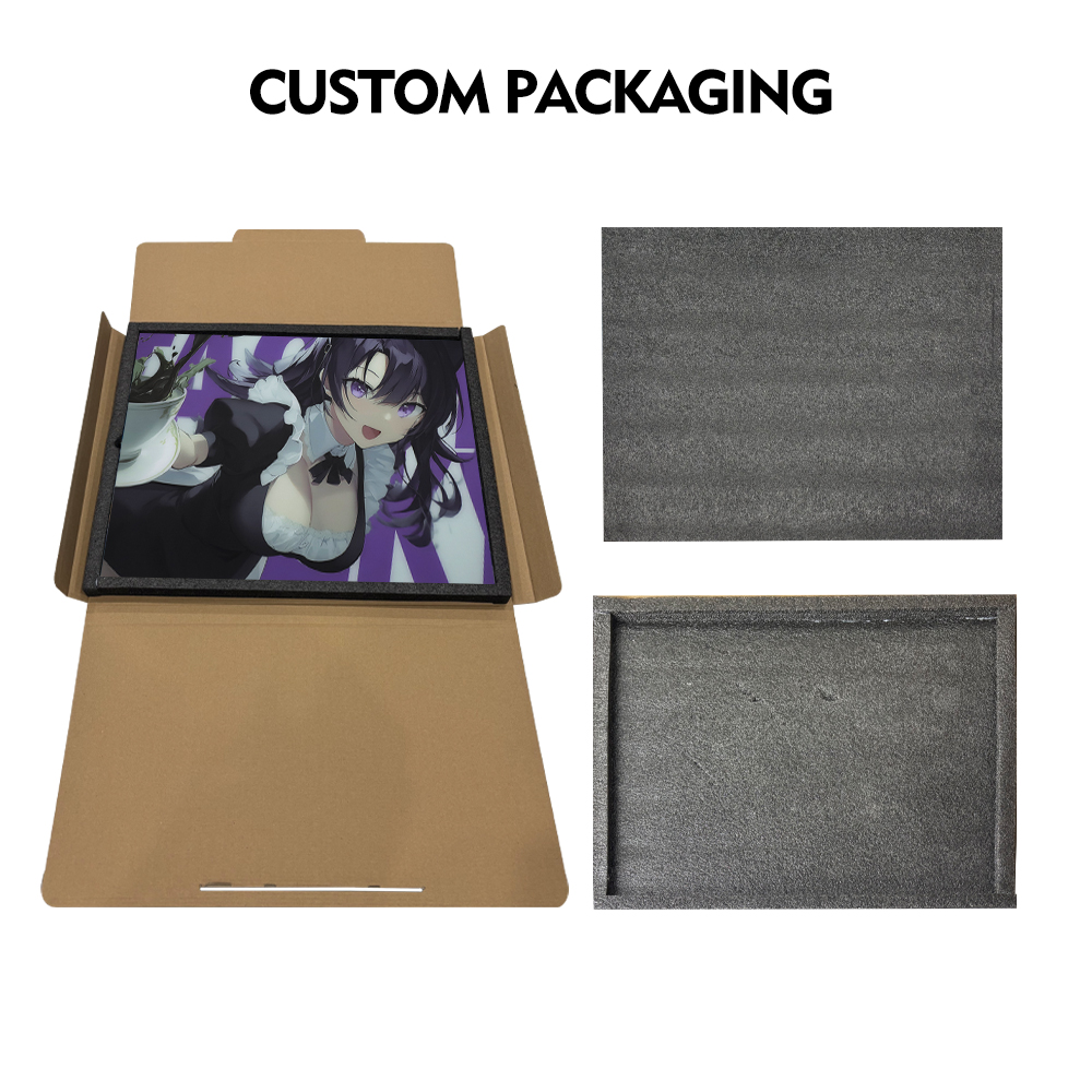 White Glass Mouse Pad Tempered Glass Mousepad - 图片 6